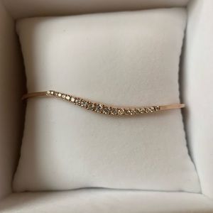 Rose gold diamond bracelet